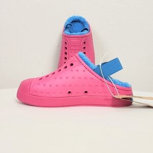 Native Shoes Girls Pink Jefferson Cozy Slip-on Shoes Toddler Size 10 Girl's New